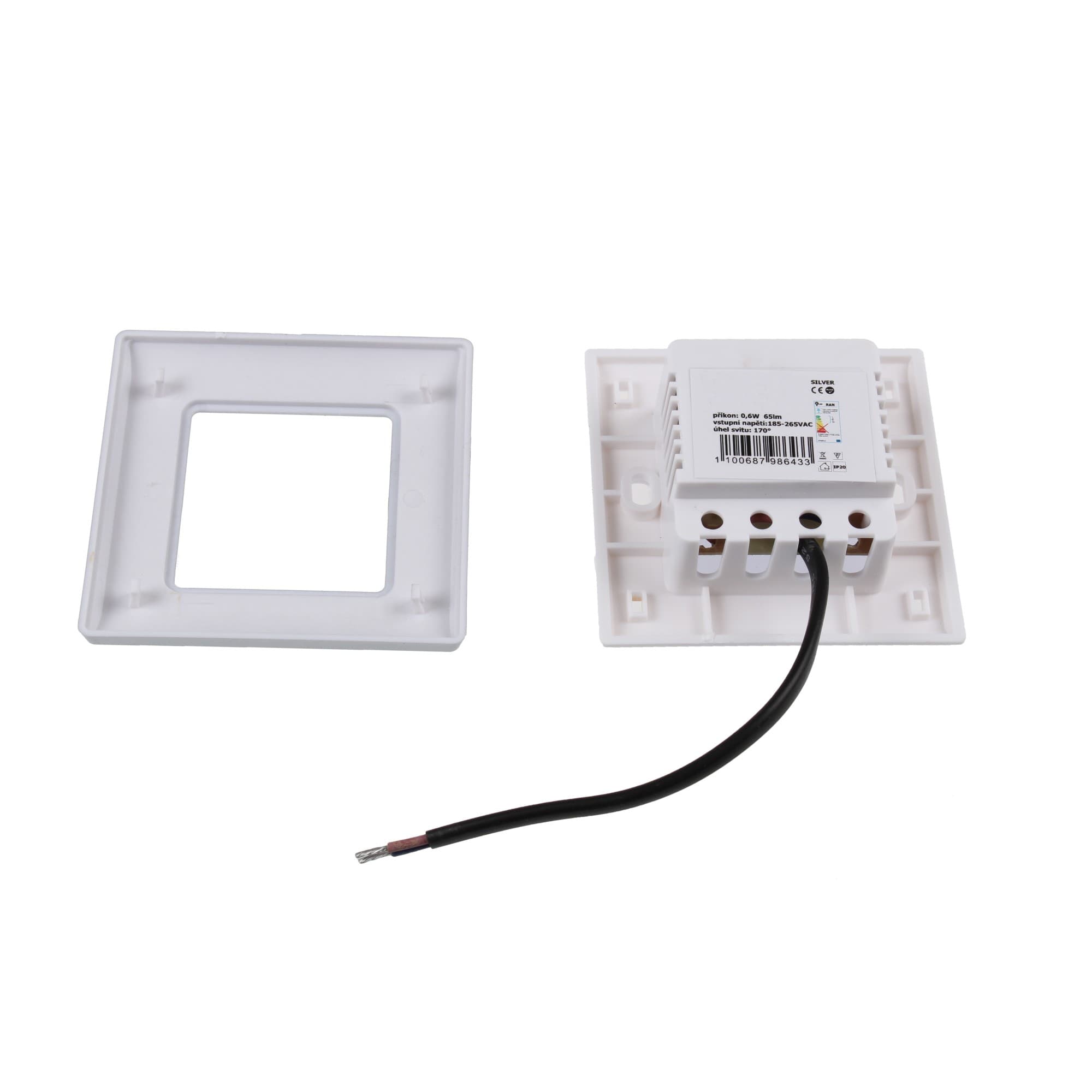 LED vestavné svítidlo PIR-RAN-S stříbrné - náhled 5