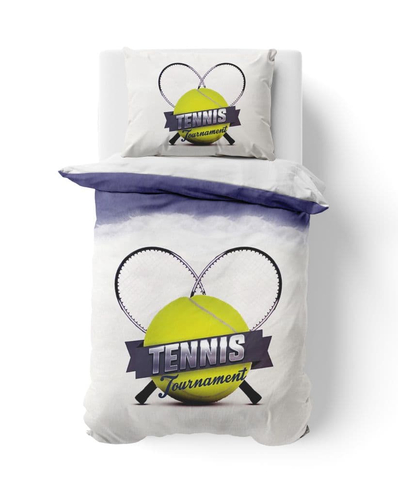 Kvalitex bavlna povlečení Tenis 3D 140x200 70x90
