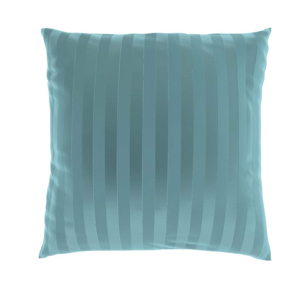 Kvalitex Povlak saténový s proužkem 40x40cm TYRKYSOVÝ