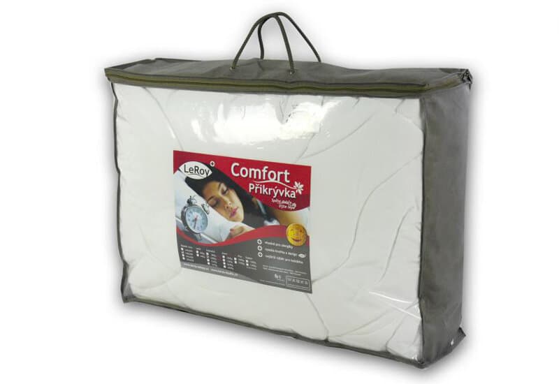 LEROY COMFORT DUAL Přikrývka z dutého vlákna 140x200 cm celoroční - náhled 2