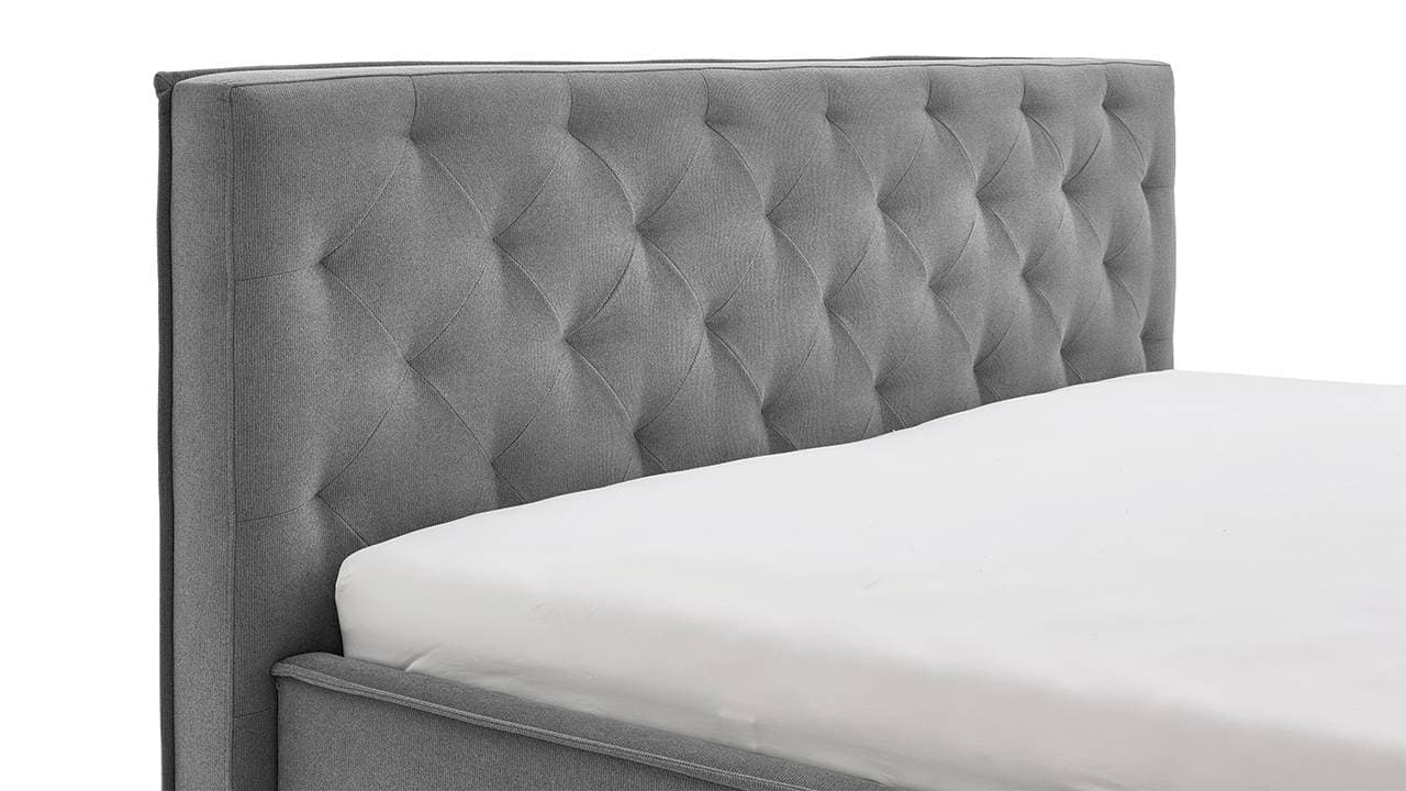 Postelia NEAPEL 180x200 cm Grey - náhled 4