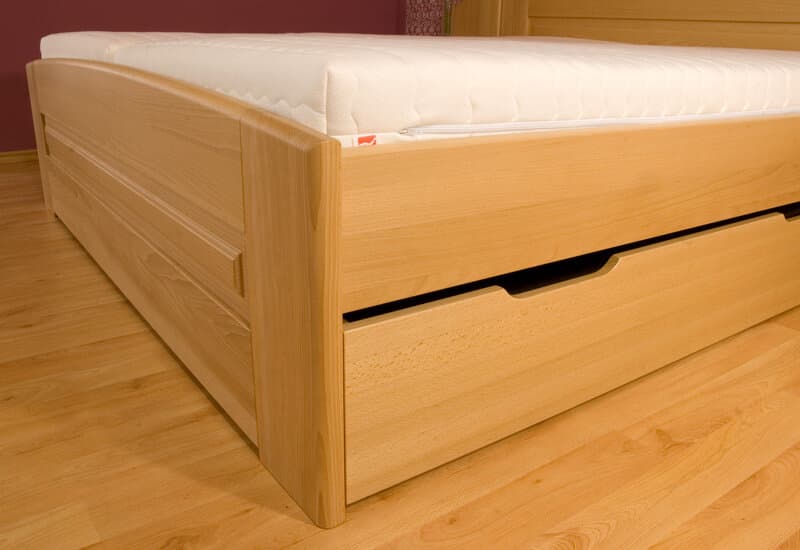 Postelia JAN Buk 140x200 - náhled 4