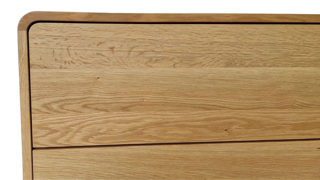 Dřevěná komoda z masivu DEIRA 100x45 cm - náhled 4