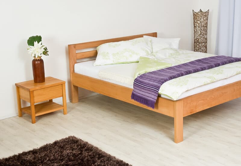 Postelia dřevěný noční stolek z masivu DELICIA - náhled 4