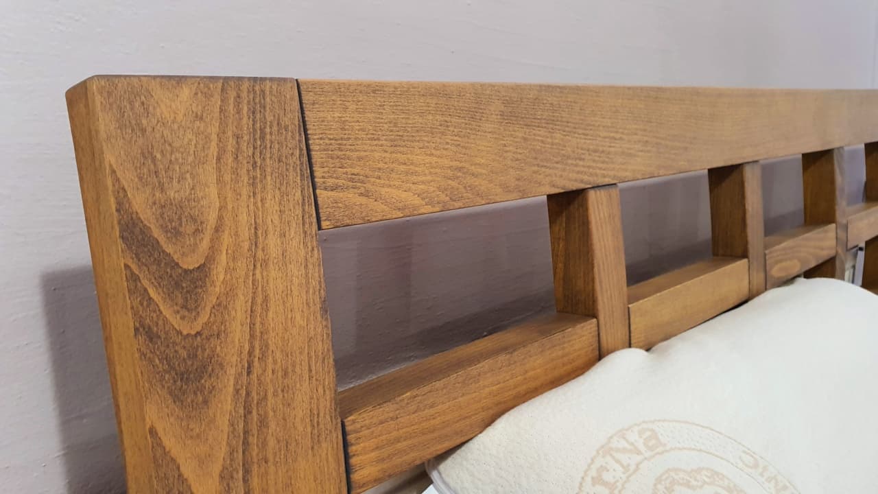 Postelia GEONA Buk postel s úložným prostorem 160x200cm - náhled 5