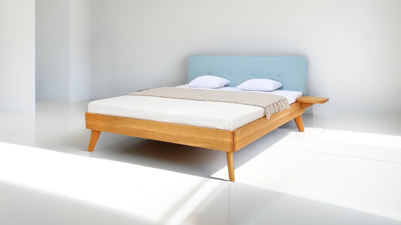 Postelia DEIRA Buk 140x200cm - náhled 5