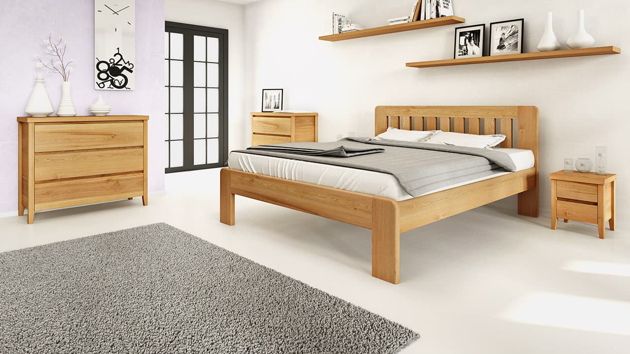 Postelia DENVER 140x200 Dub - náhled 5