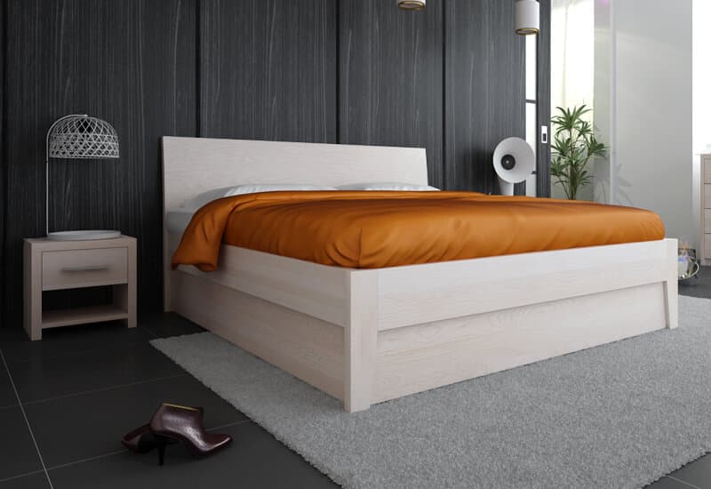 Postelia IBIZA Buk postel s úložným prostorem 140x200cm - náhled 4