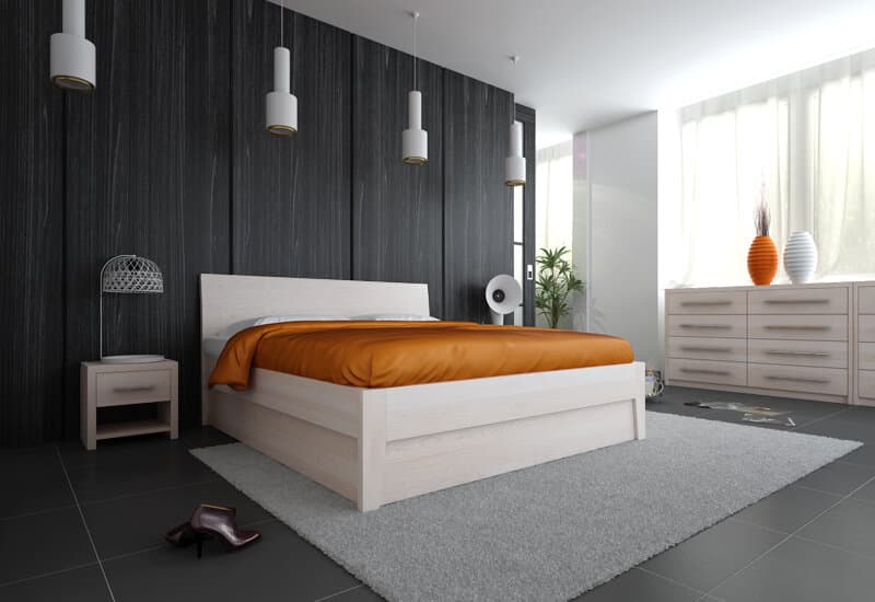 Postelia IBIZA Buk postel s úložným prostorem 140x200cm - náhled 5
