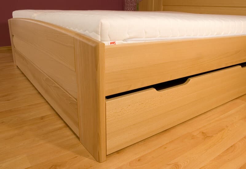 Postelia LUCIE Buk 140x200 - náhled 2