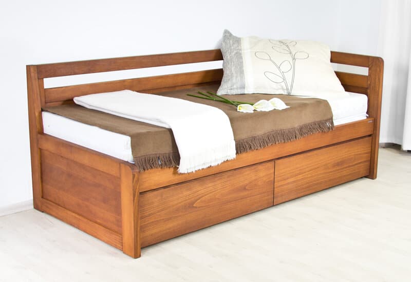 Postelia SOFA DUO Buk 160x200 / 2x 80x200 - náhled 5