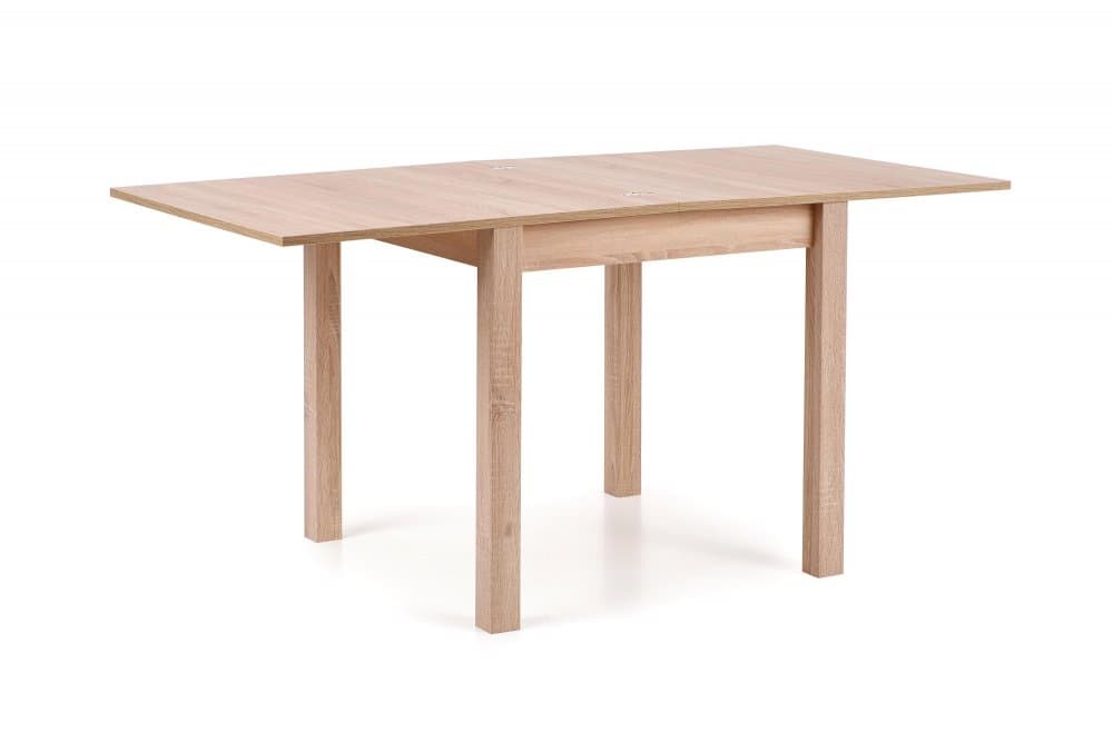 Jídelní rozkládací stůl GRACJAN - 80x80+80, MDF, dub sonoma Halmar