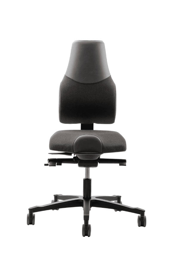 Zdravotní židle THERAPIA STANDI standardní látková –⁠ na míru, bez područek, více barev HX50/CX19 BLACK - náhled 4