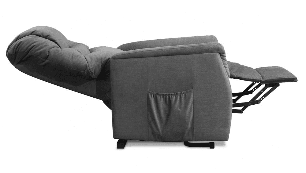 Relaxační TV křeslo VINCENT s elektrickým polohováním — šedá, 2 motory, nosnost 140 kg Autronic - náhled 2