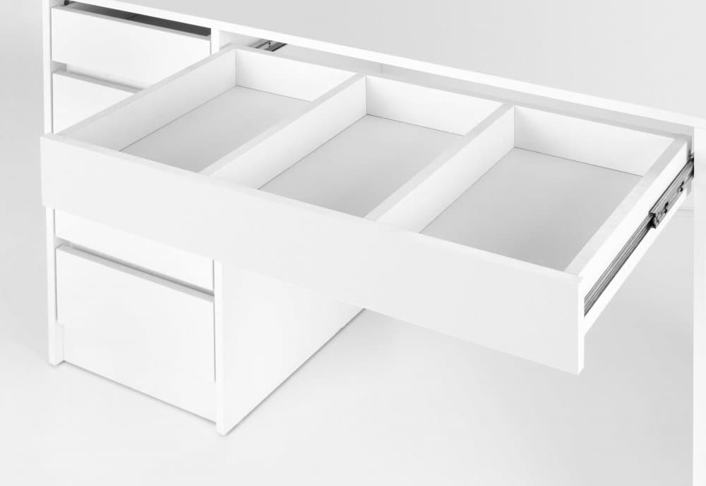 Toaletní stolek s LED osvětlením HOLLYWOOD XL - bílá Halmar - náhled 2