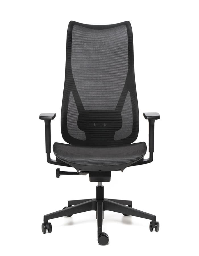 Kancelářská ergonomická židle Sego HARMONY — síť, černá Sego - náhled 4