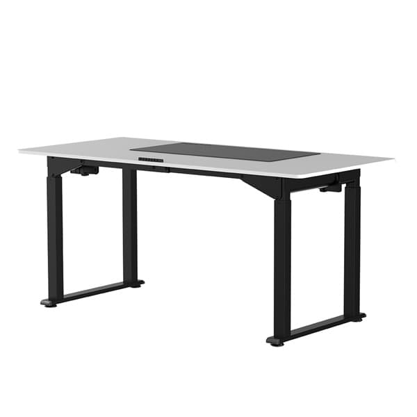 Elektricky výškově nastavitelný stůl UPLIFT — 160 cm, bílá / černá - náhled 2