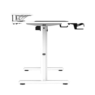 ULTRADESK HIGHLANDER XXL Bílý pracovní stůl s elektrickým nastavením - náhled 5