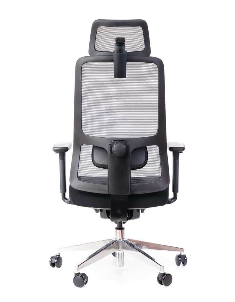 Kancelářská ergonomická židle Sego STRETCH New— černá Sego - náhled 4