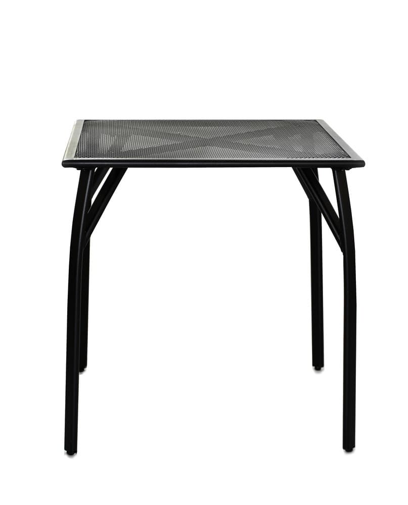 Stůl CORONEL — 70×70 cm, černý kov - náhled 2