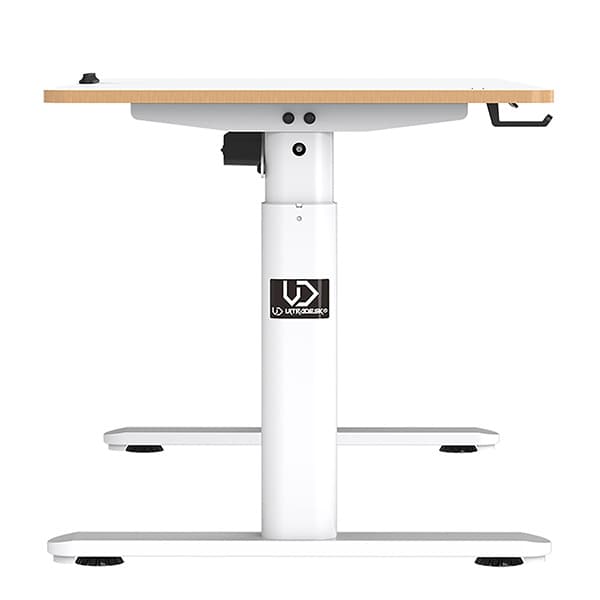 Elektricky výškově stavitelný stůl pro děti PULSAR — 120 cm, bílá - náhled 5