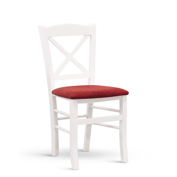 Jídelní židle CLAYTON – moderní design, různé látky a odstíny lux 10 terracotta odstín dub - náhled 2