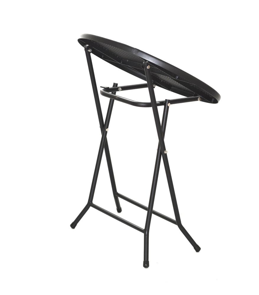 Skládací stůl HOBART — průměr 60 cm, kov - náhled 3