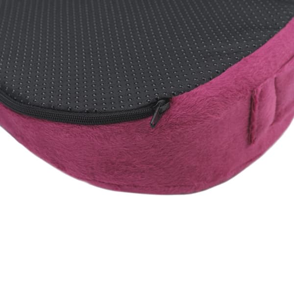 Ergonomický podsedák pod hýždě - paměťová pěna, vínově červená - náhled 3