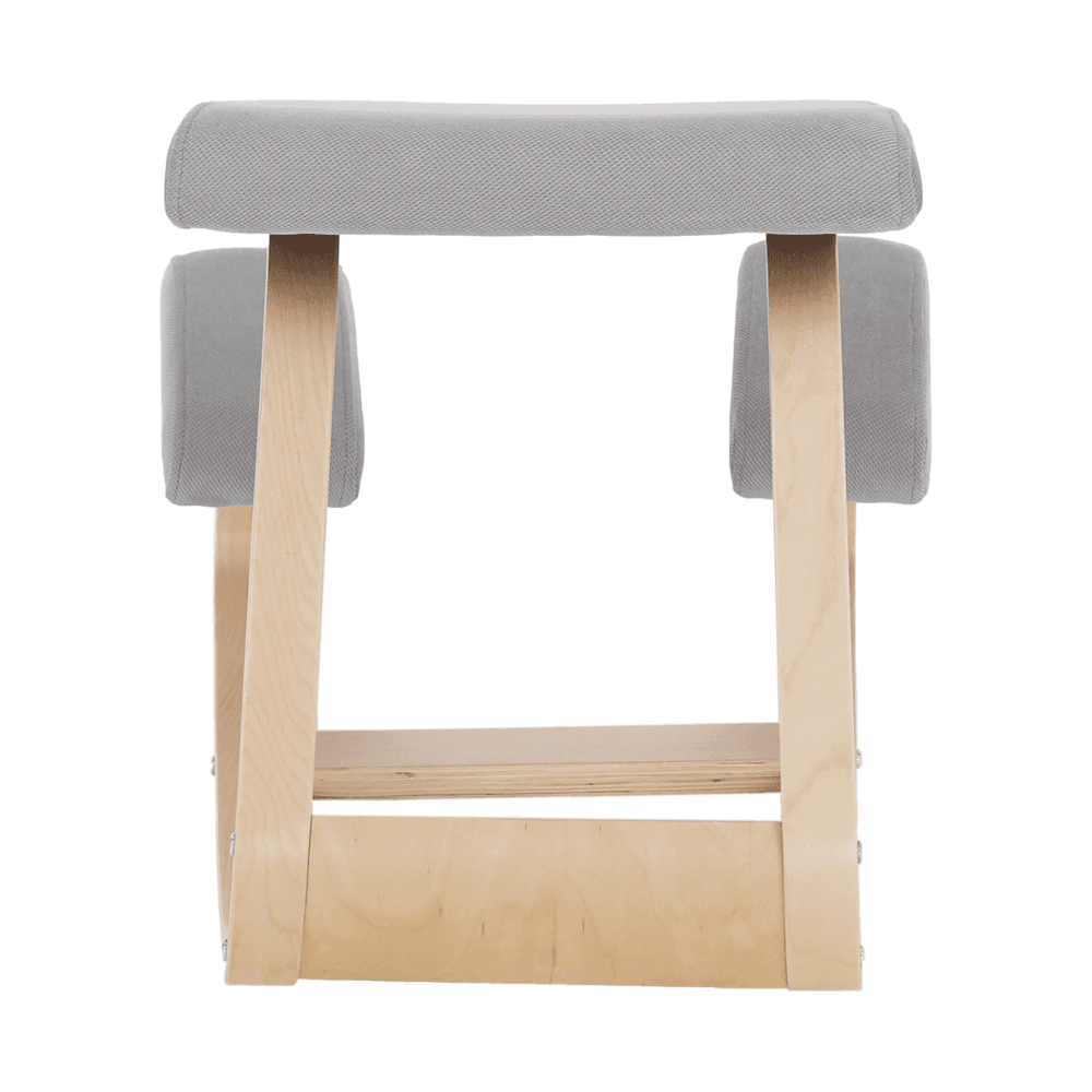 Ergonomická balanční klekačka RENAR – šedohnědá Taupe, březové dřevo, Kondela - náhled 5