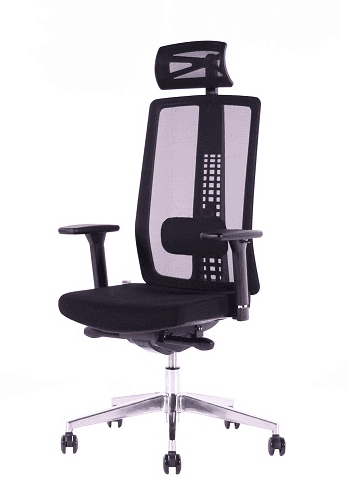 Kancelářská ergonomická židle Sego SPIRIT — černá, nosnost 130 kg Sego - náhled 3