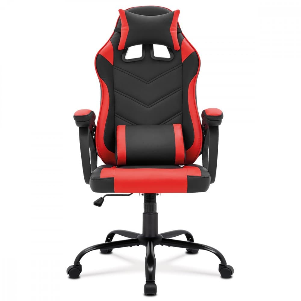 Herní židle RACER PRO – ekokůže, červená/černá Autronic - náhled 4