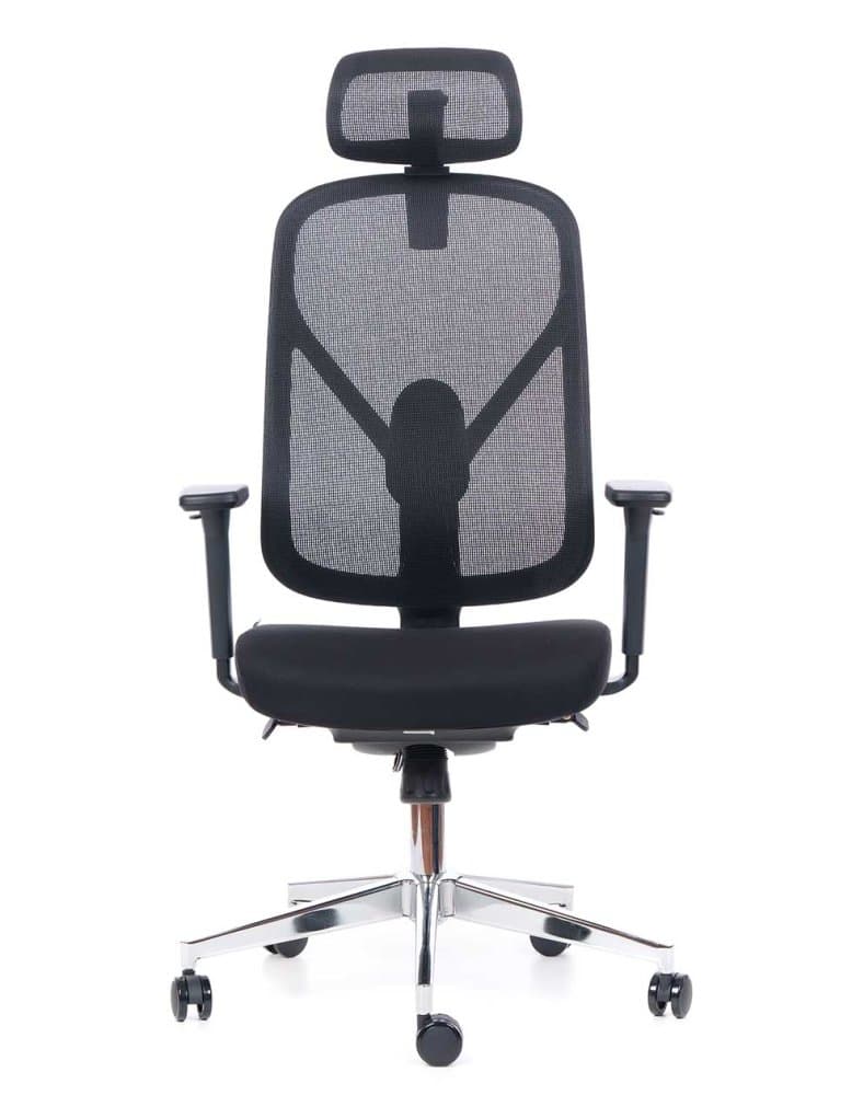 Kancelářská ergonomická židle Sego EPOQ - síťovaná záda, látka, černá Sego - náhled 5