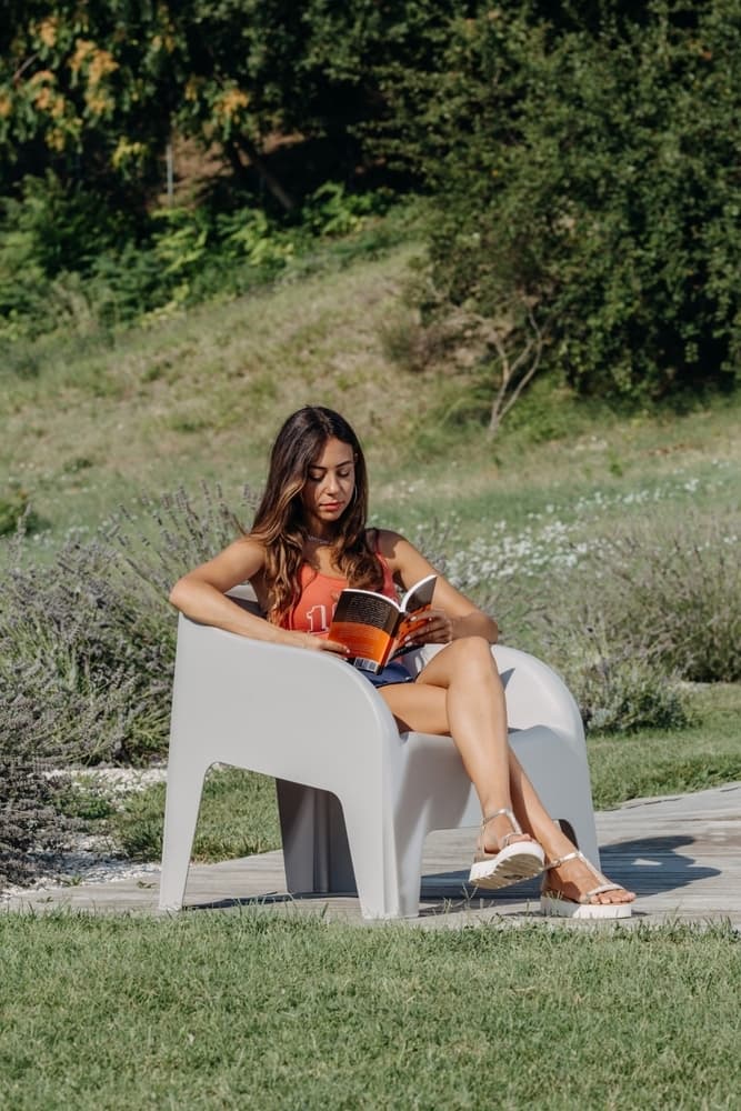 PETRA ARMCHAIR plastové křeslo - šedá - náhled 4