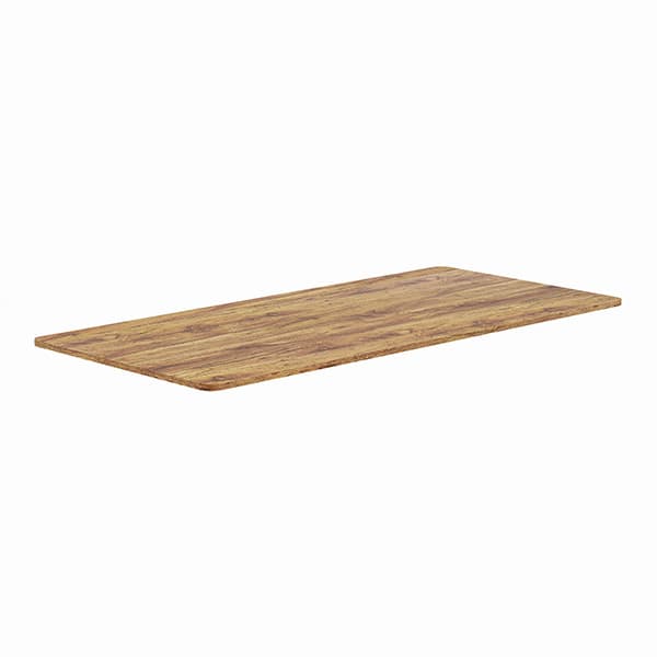 Deska stolu ERGODESK — 160x75x1,8 cm, laminovaná dřevotříska, více barev dub rustikal - náhled 1