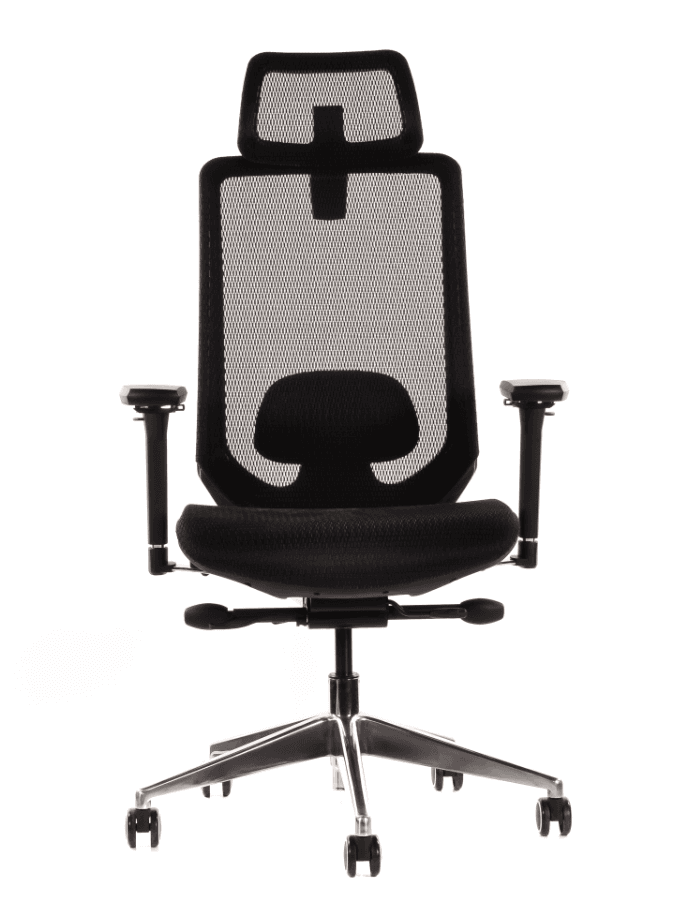Kancelářská ergonomická židle Sego AIR PLUS — černá - náhled 2