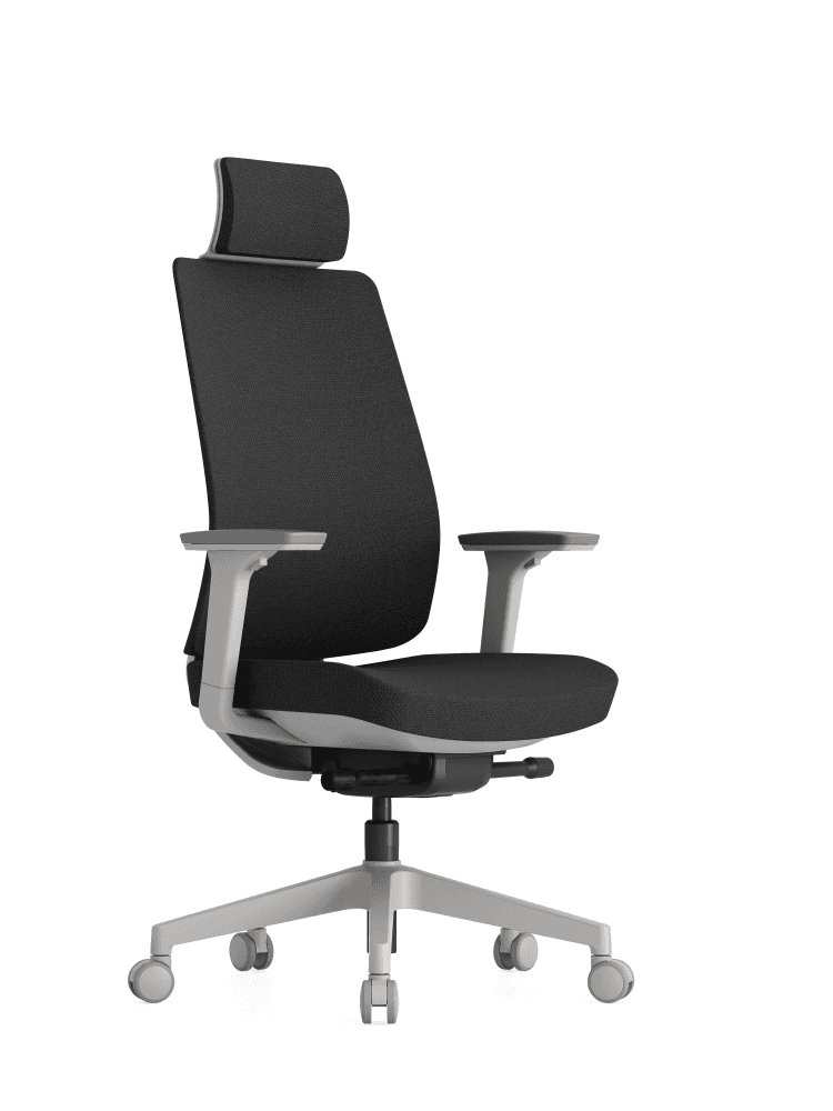Kancelářská ergonomická židle K50 — bílá, více barev Béžová - náhled 2
