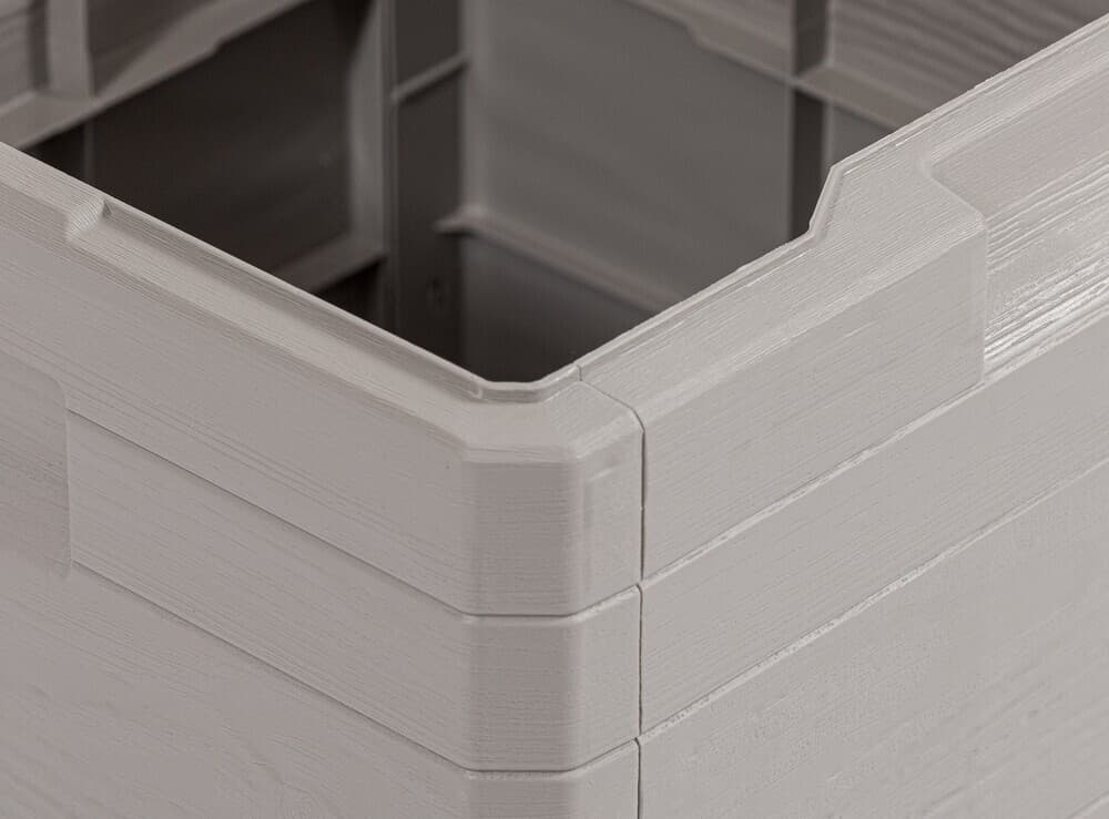 WOODYS zahradní plastový úložný box 90 L - světle šedá - náhled 2