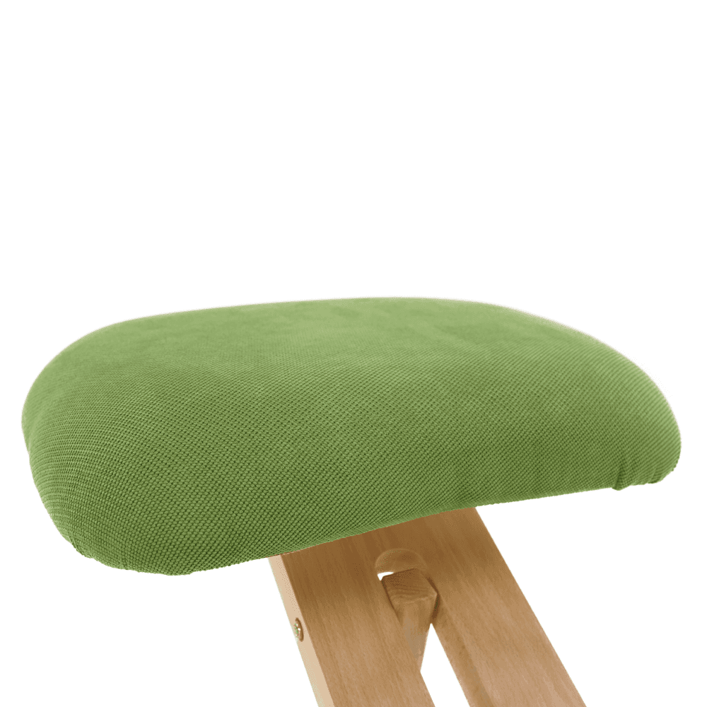 Ergonomická klekačka GROCO – zelená, látka, buk, Kondela - náhled 3