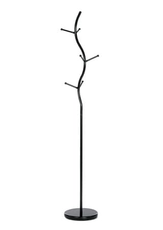 Stojanový věšák ROBINIA – kov, černá Autronic