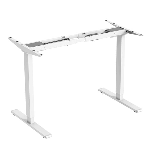 Elektricky výškově stavitelný rám stolu POWERTON – rozsah 500 mm, bílá, 100 kg - náhled 2