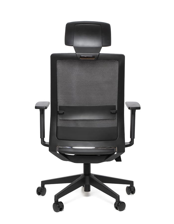 Kancelářská ergonomická židle Sego LINK — síť/látka, černá Sego - náhled 4