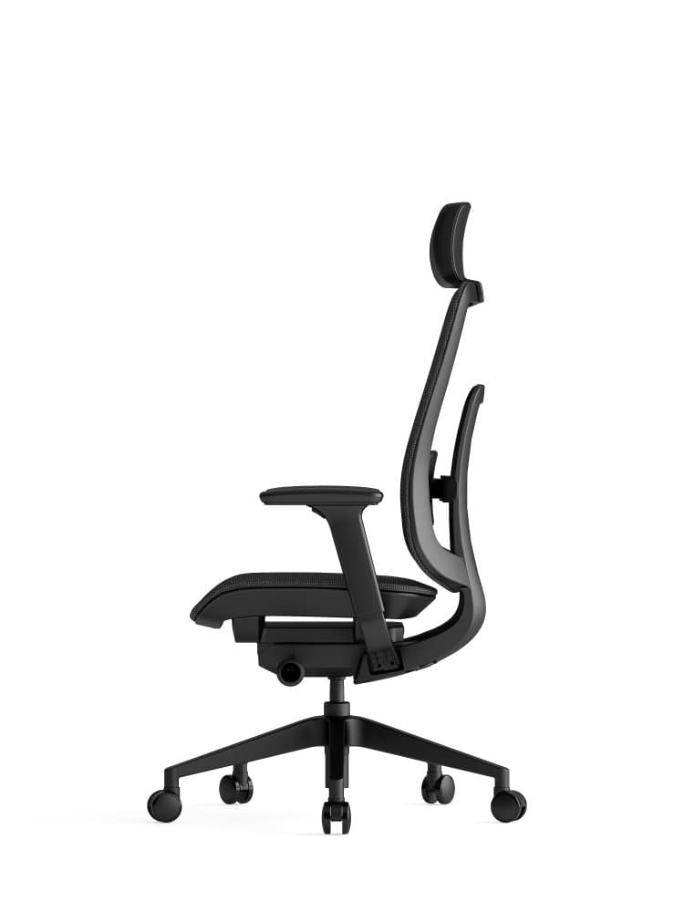Kancelářská ergonomická židle K42 MESH SP – síť, černá - náhled 4