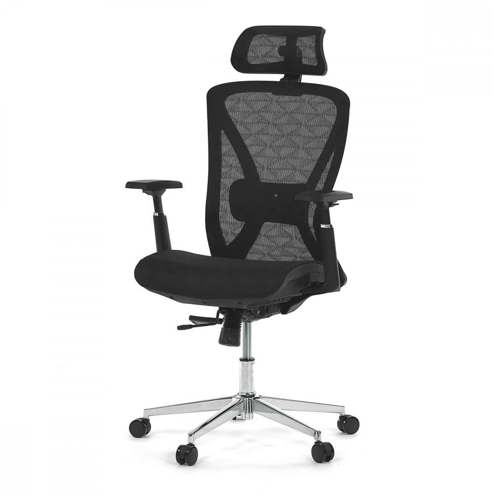 Kancelářská ergonomická židle FLIP — síť, černá Autronic