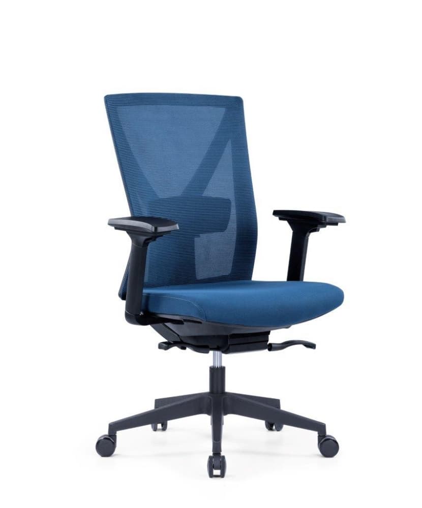 Kancelářská ergonomická židle NYON – více barev Modrá - náhled 1