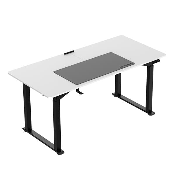 Elektricky výškově nastavitelný stůl UPLIFT — 160 cm, bílá / černá - náhled 3