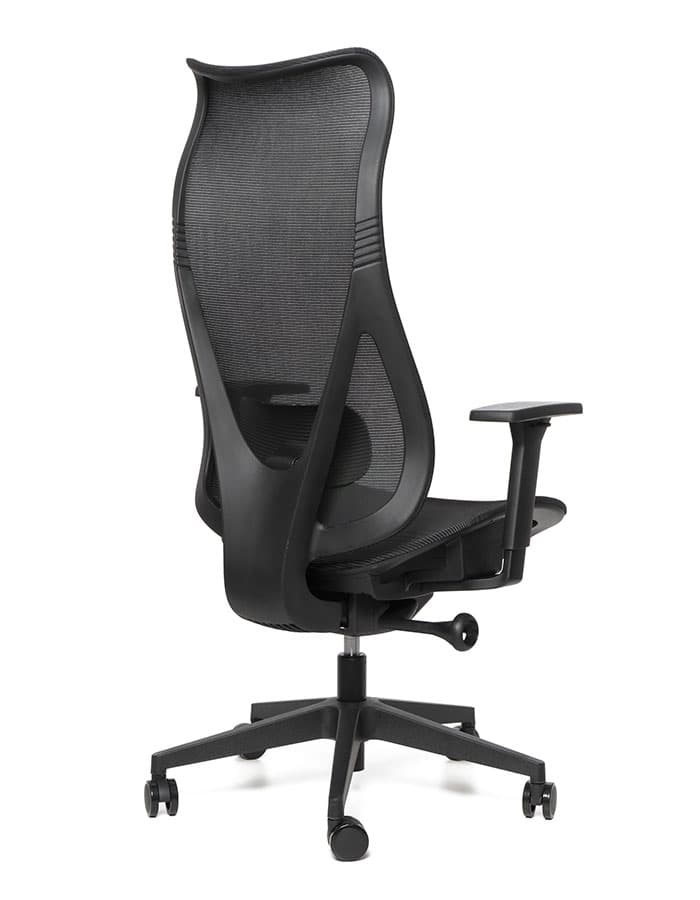 Kancelářská ergonomická židle Sego HARMONY — síť, černá Sego - náhled 3