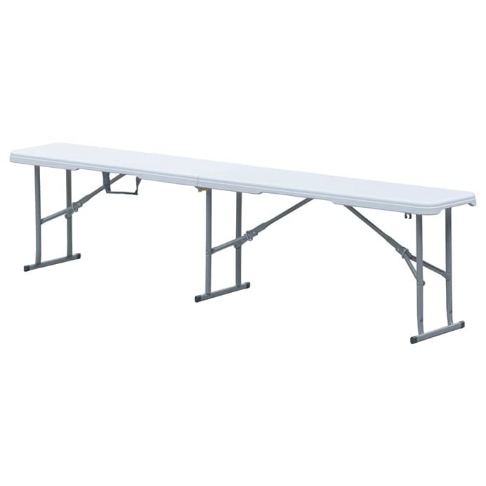 Zahradní lavice ALBENCH – bílá Autronic