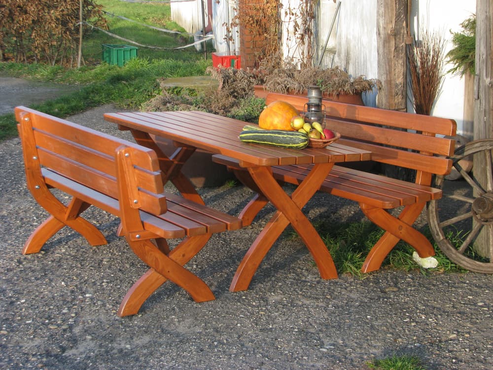 STRONG MASIV zahradní lavice dřevěná - 160cm - náhled 2