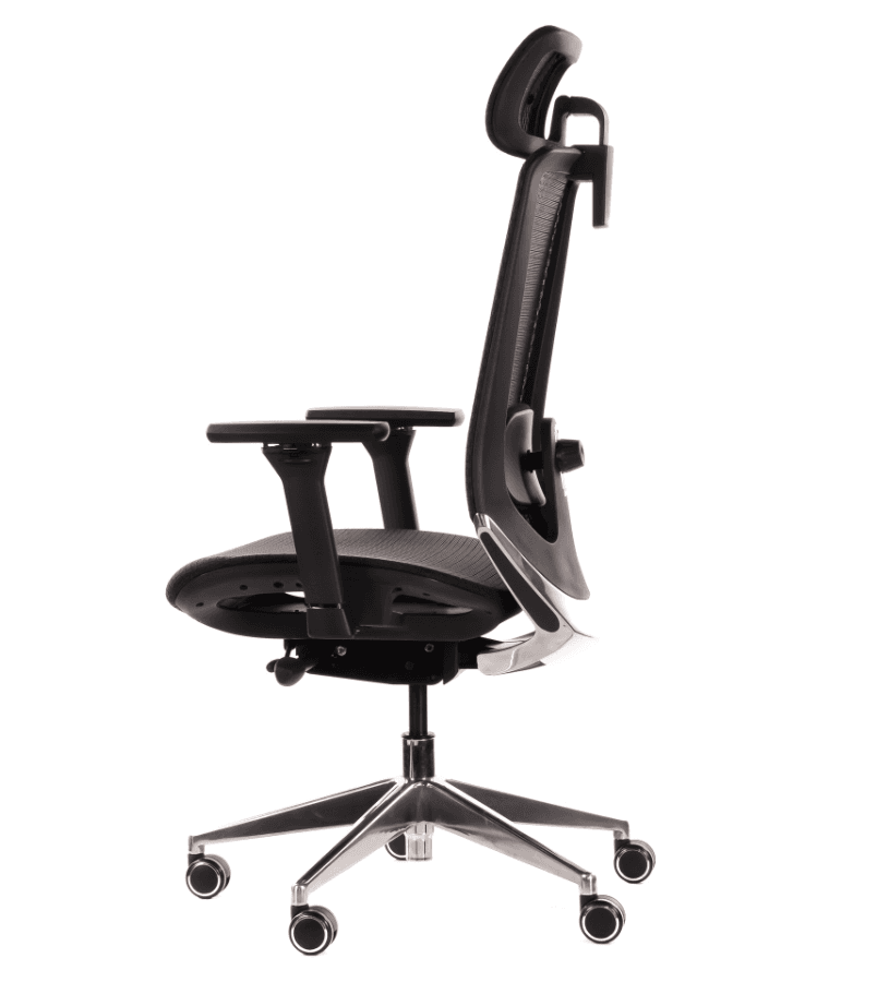 Kancelářská ergonomická židle Sego AIR PLUS — černá - náhled 3