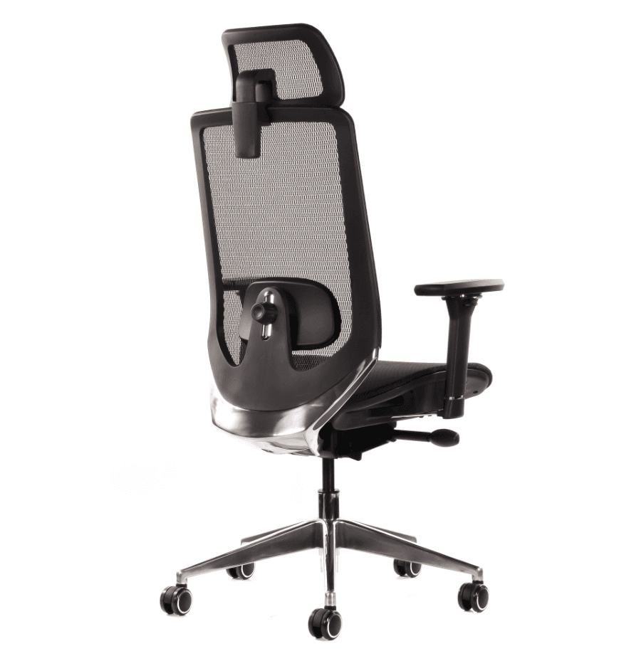 Kancelářská ergonomická židle Sego AIR PLUS — černá - náhled 4